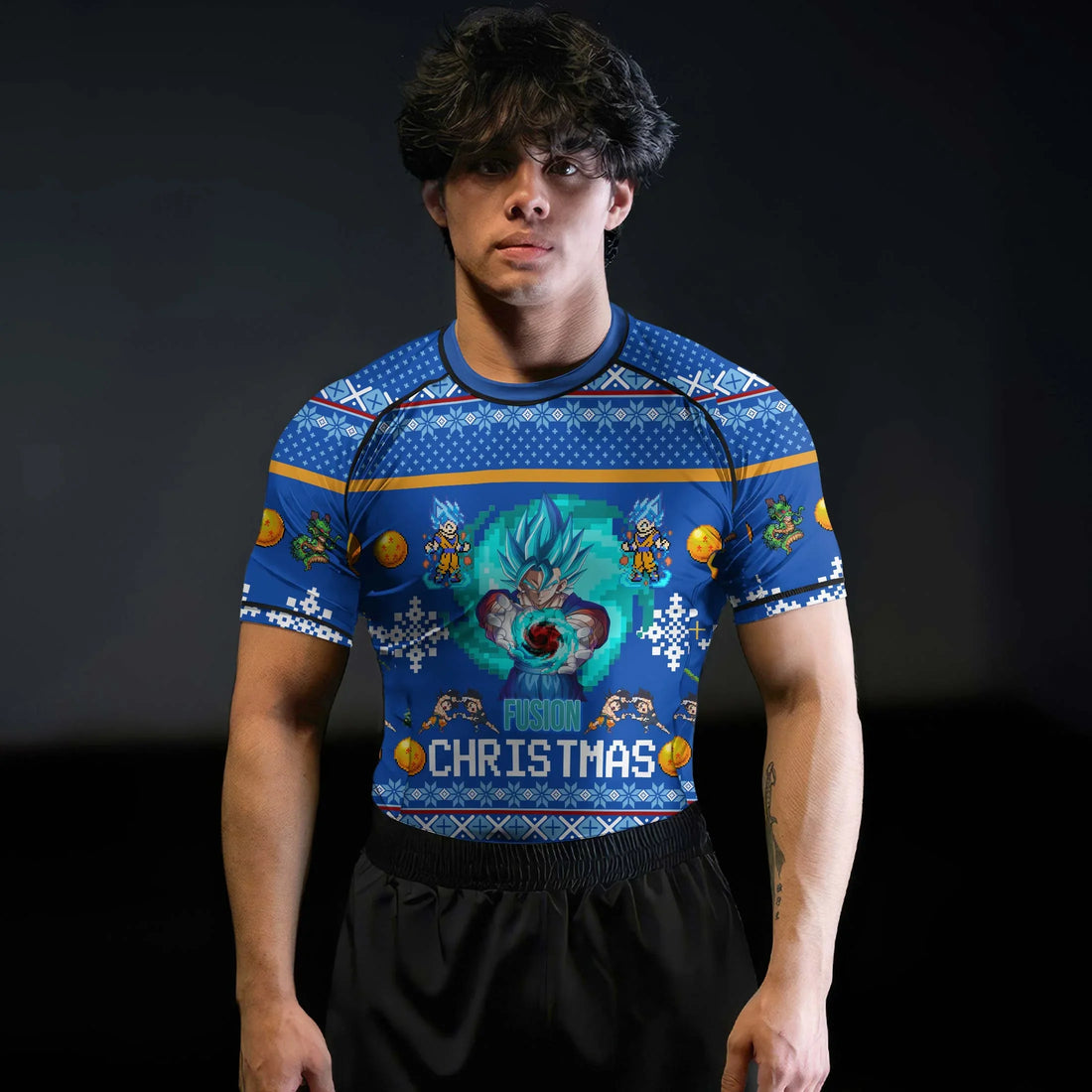 Dragon Ball Fusion Christmas Rash Guard