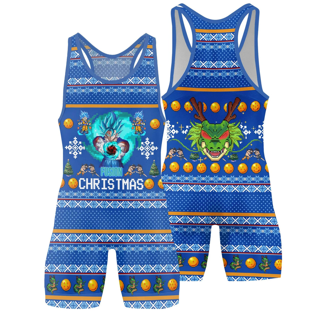 Dragon Ball Fusion Christmas Wrestling Singlet