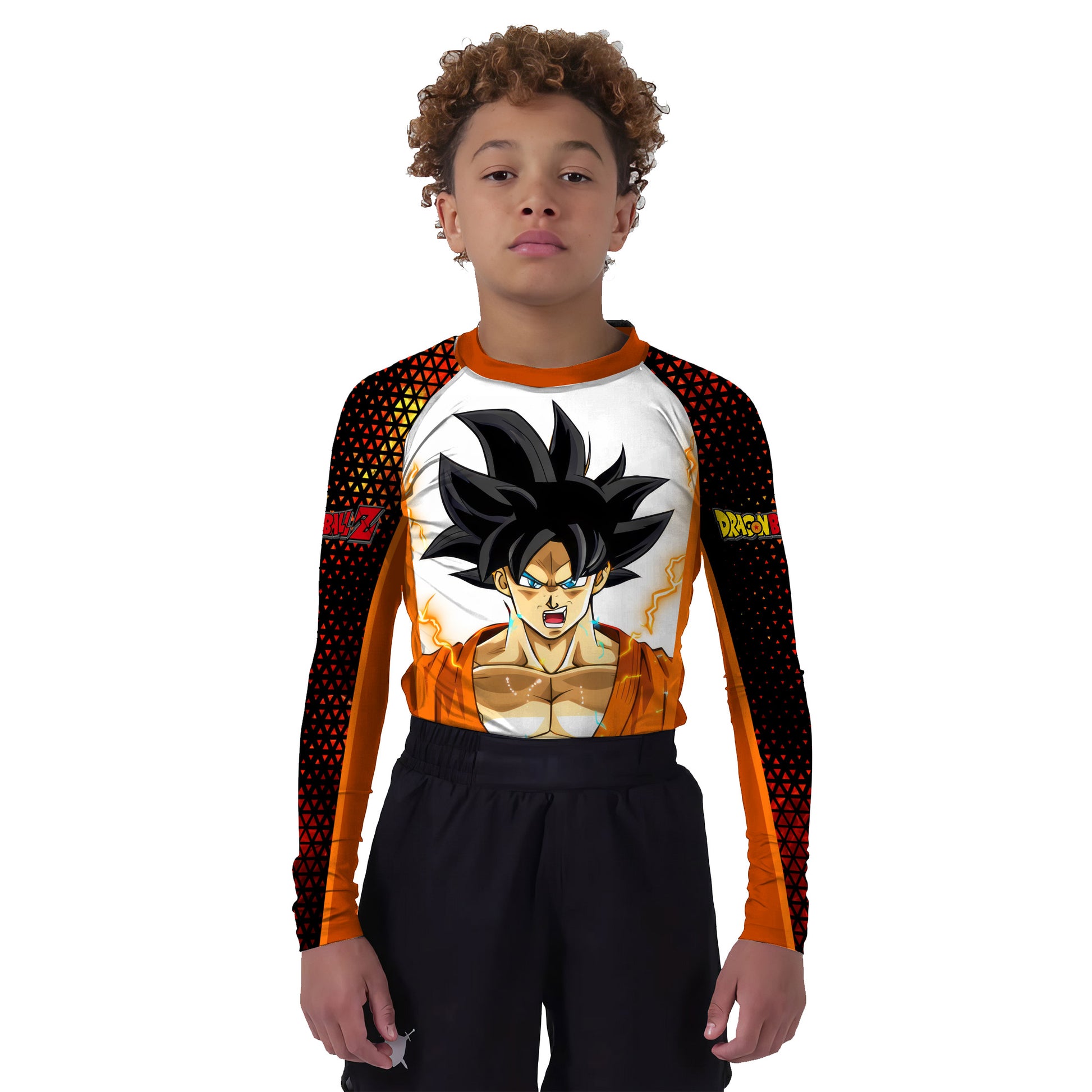 Dragon Ball Goku BJJ Kids Rash Guard