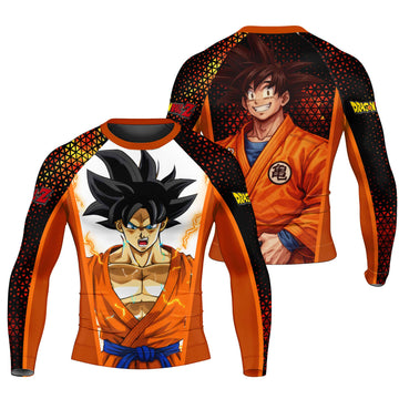 Dragon Ball Goku BJJ Rash Guard