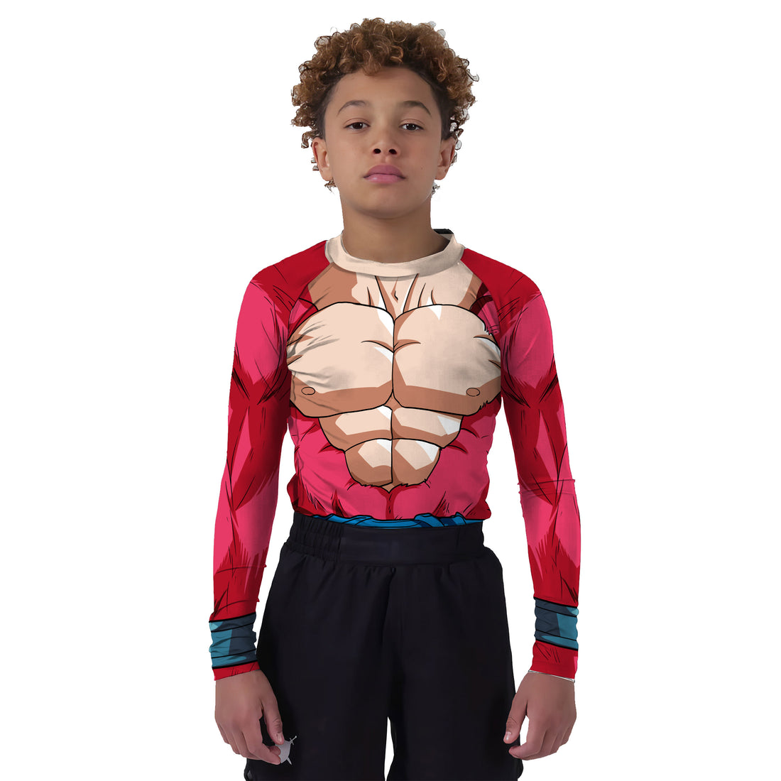 Dragon Ball Goku Super Saiyan Fourth Kids Rash Guard