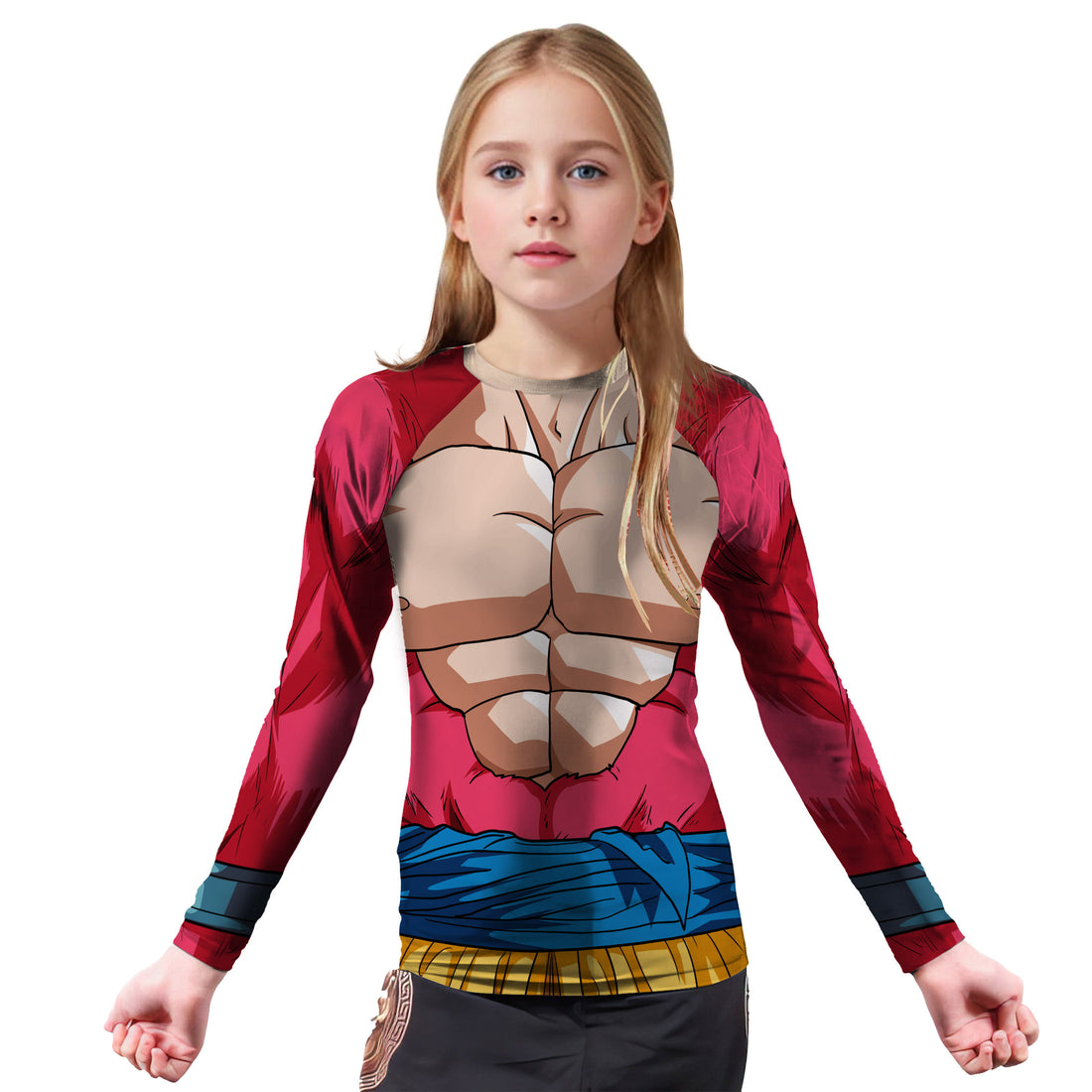 Dragon Ball Goku Super Saiyan Fourth Kids Rash Guard