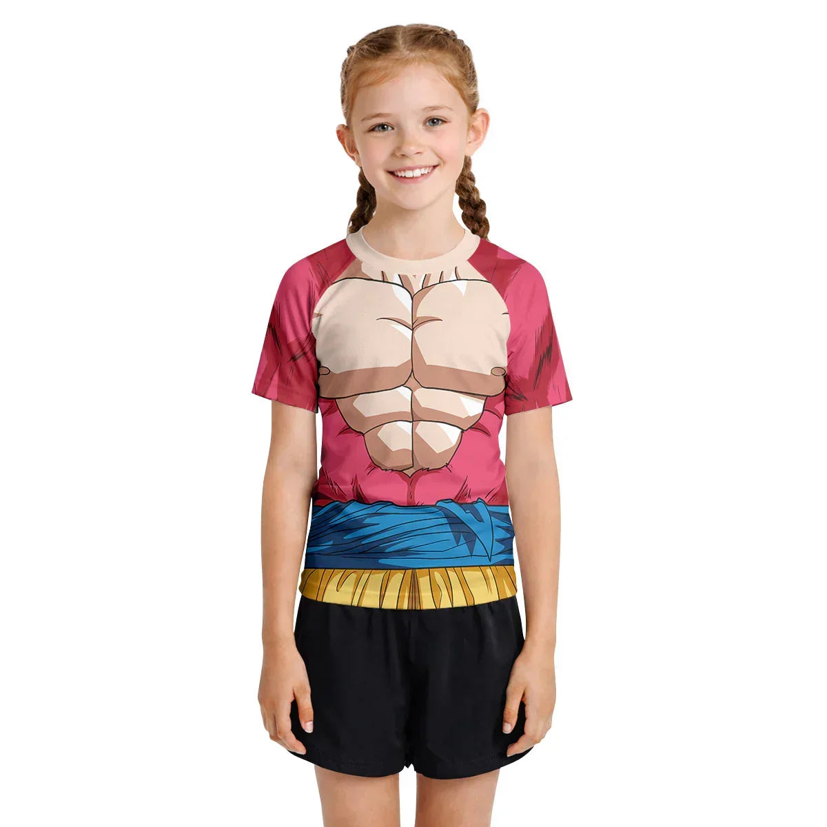 Dragon Ball Goku Super Saiyan Fourth Kids Rash Guard