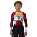 Dragon Ball King Vegeta Armor Kids Rash Guard
