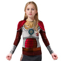 Dragon Ball King Vegeta Armor Kids Rash Guard