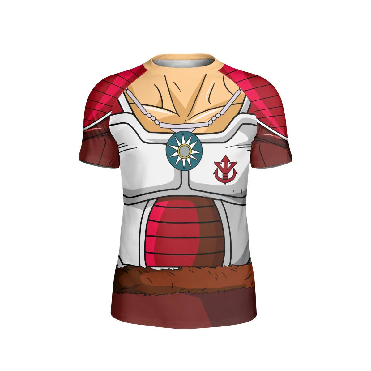 Dragon Ball King Vegeta Armor Kids Rash Guard