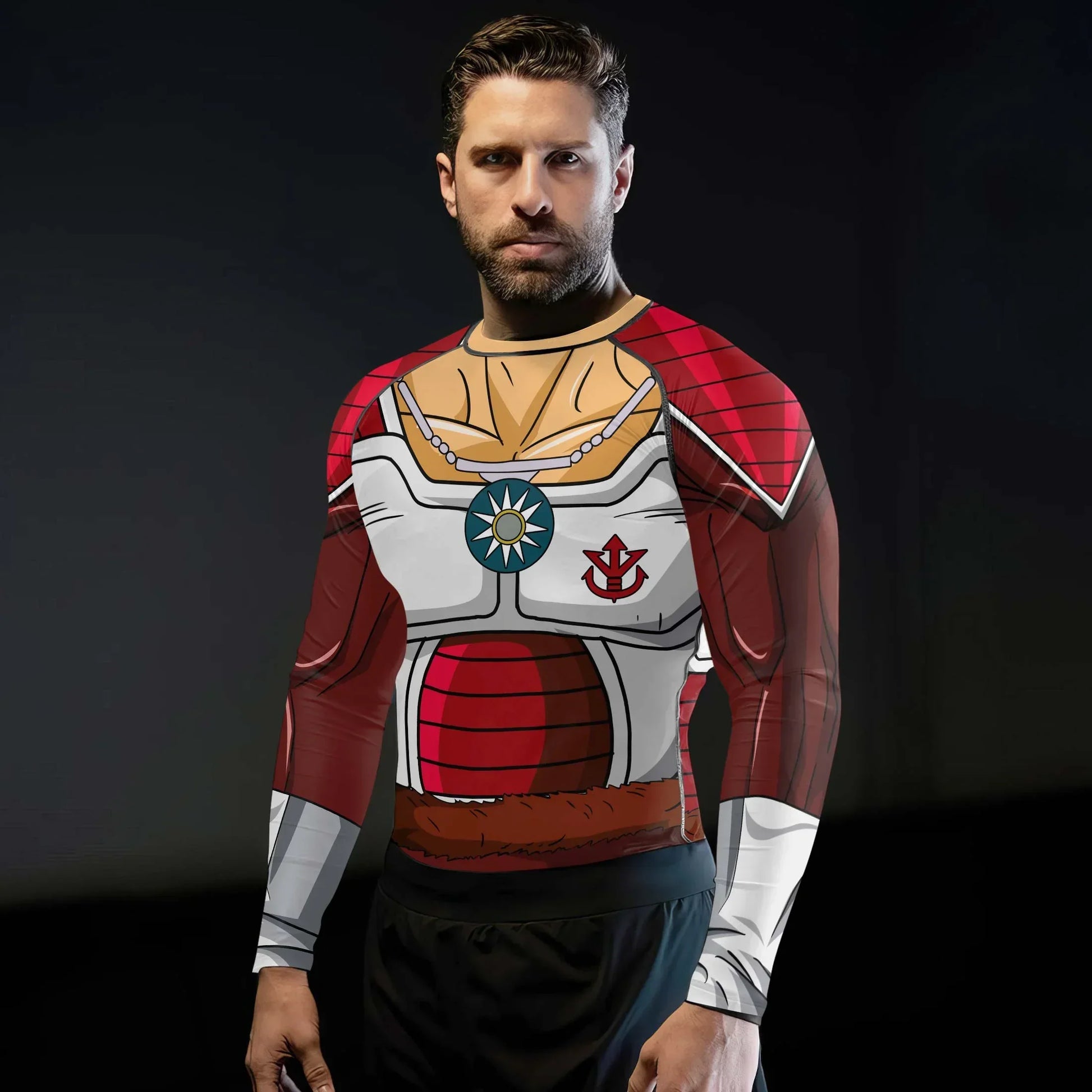 Dragon Ball King Vegeta Armor Rash Guard