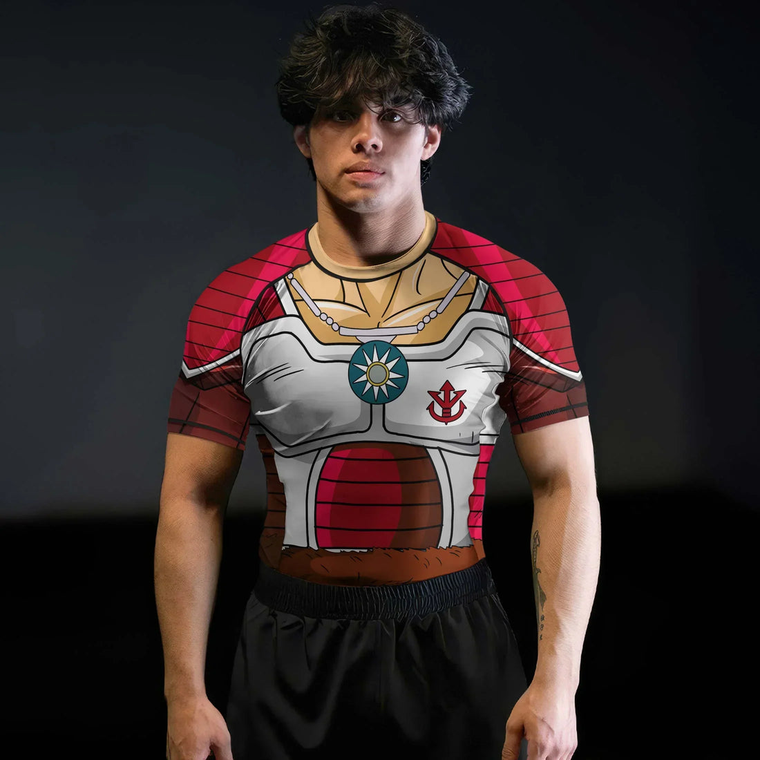 Dragon Ball King Vegeta Armor Rash Guard