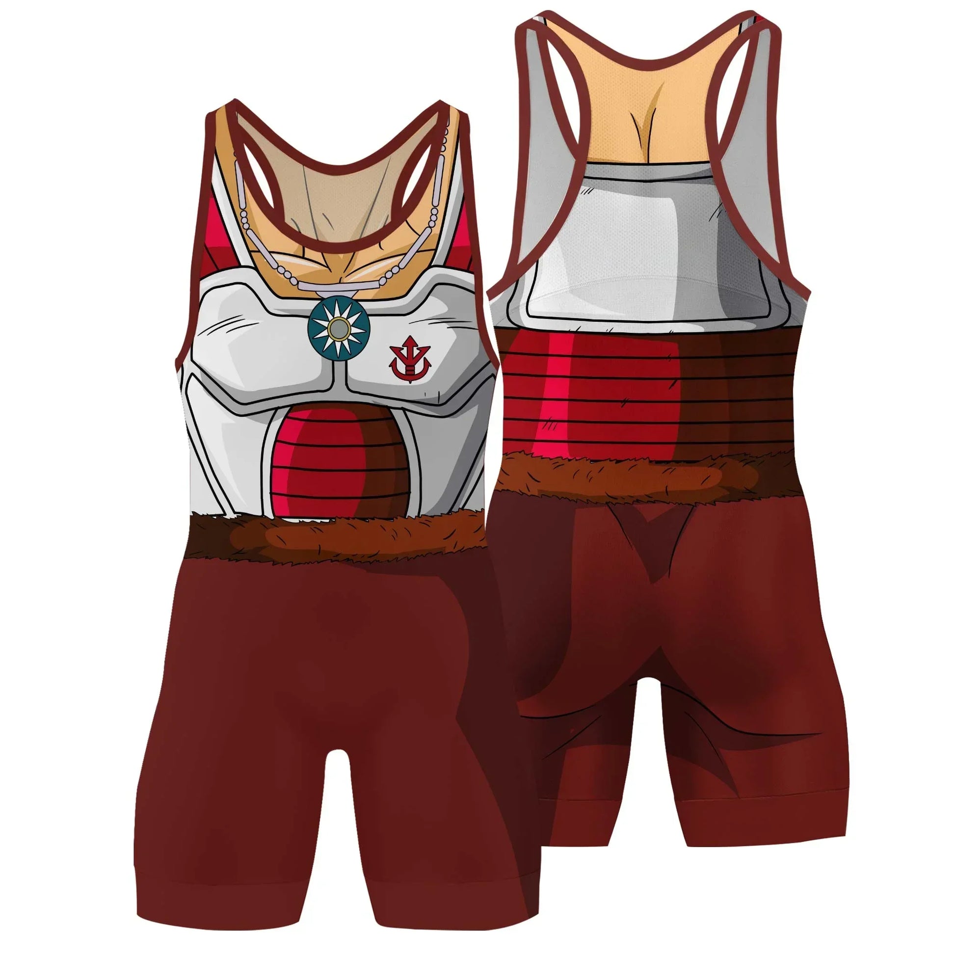 Dragon Ball King Vegeta Armor Wrestling Singlet