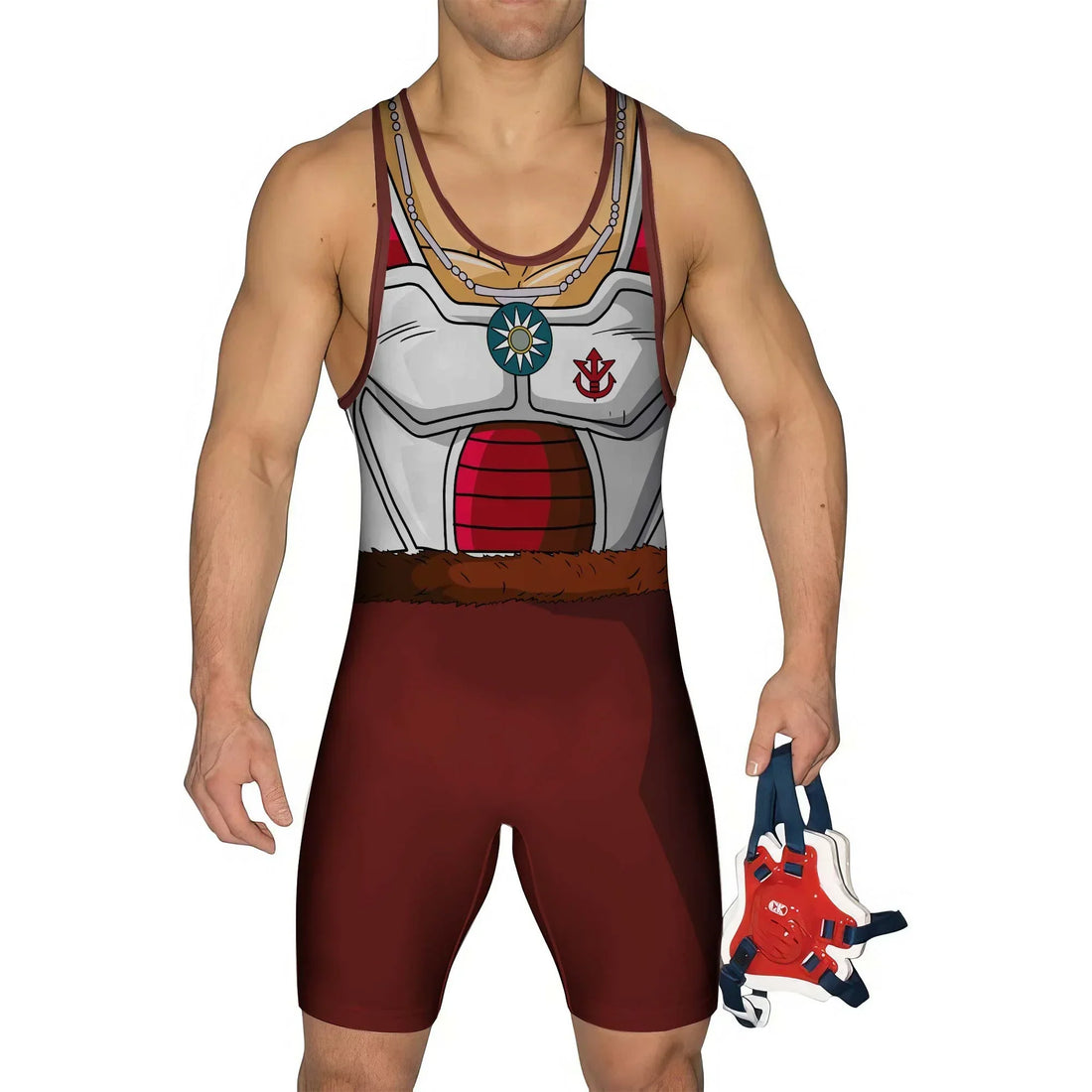 Dragon Ball King Vegeta Armor Wrestling Singlet