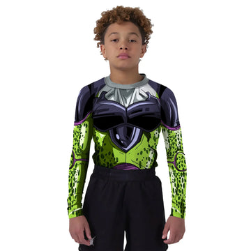 Dragon Ball Perfect Cell Kids Rash Guard