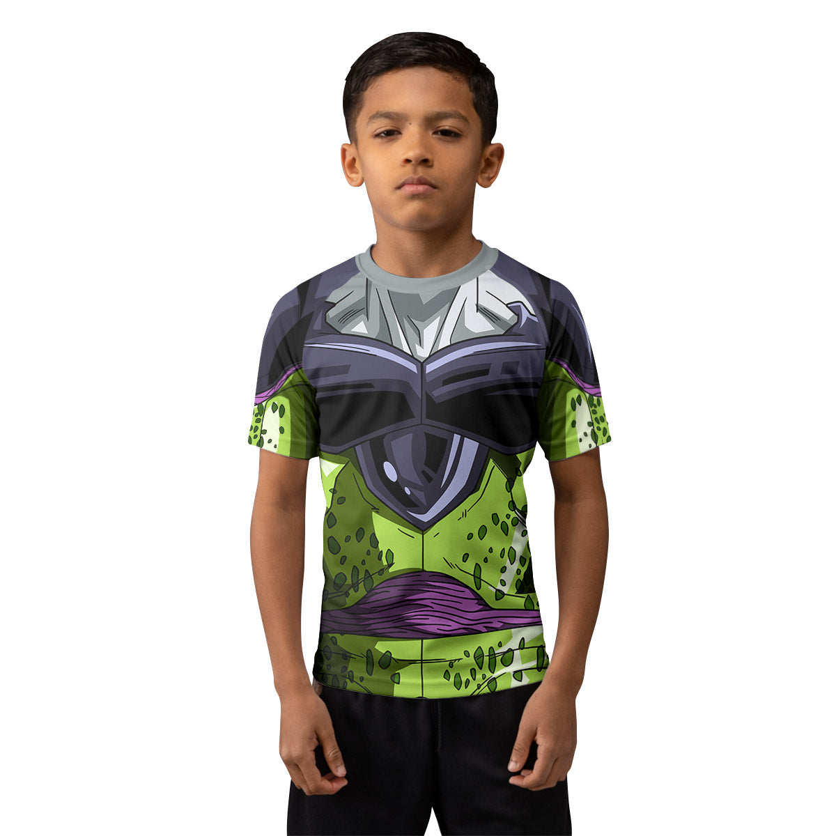 Dragon Ball Perfect Cell Kids Rash Guard