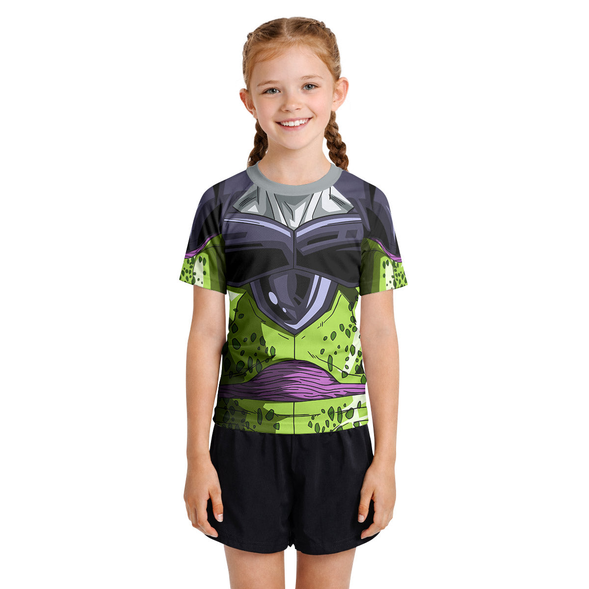 Dragon Ball Perfect Cell Kids Rash Guard