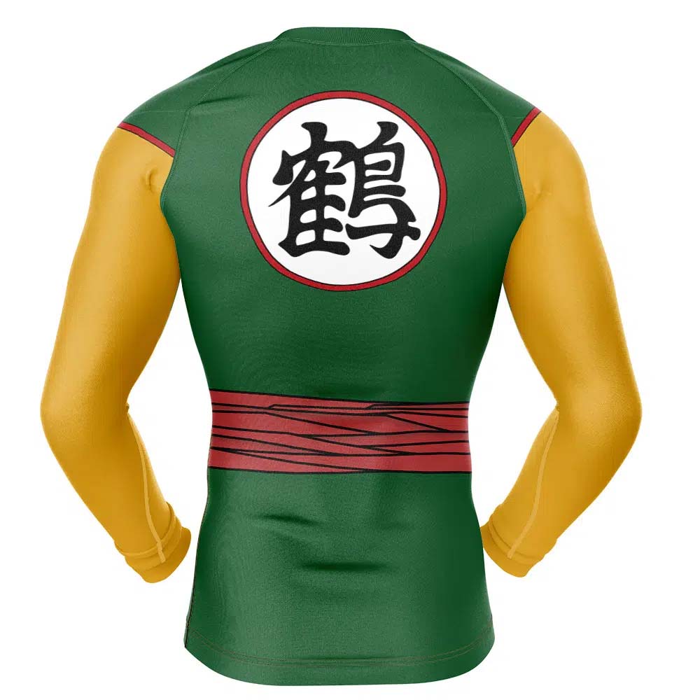 Dragon Ball Tenshinhan Suit Long Sleeve Rash Guard