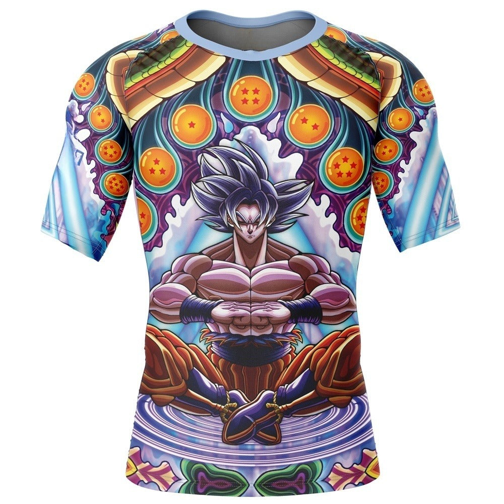 Dragon Ball Ultra Instinct Goku Rash Guard