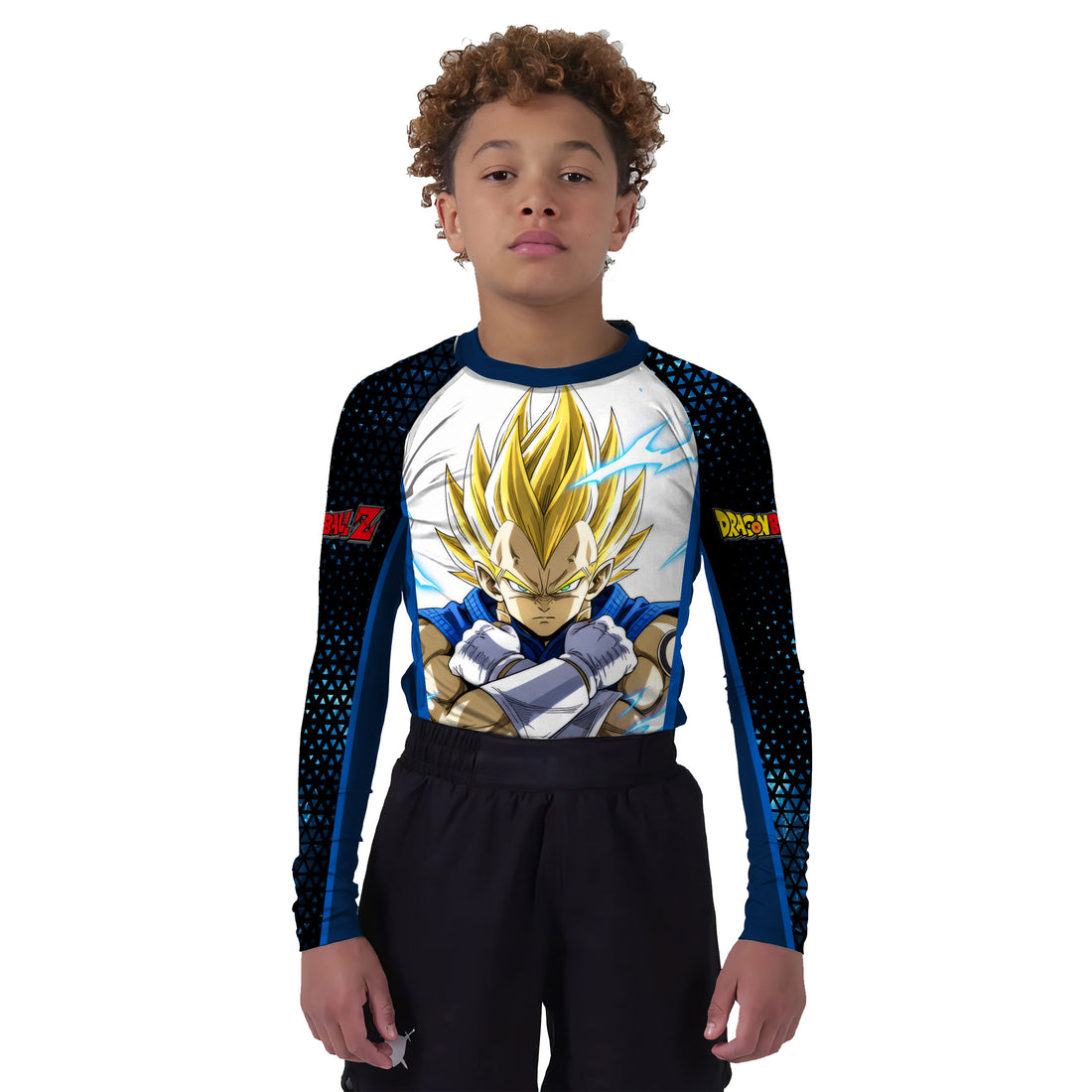 Dragon Ball Vegeta BJJ Kids Rash Guard