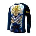 Dragon Ball Vegeta BJJ Kids Rash Guard