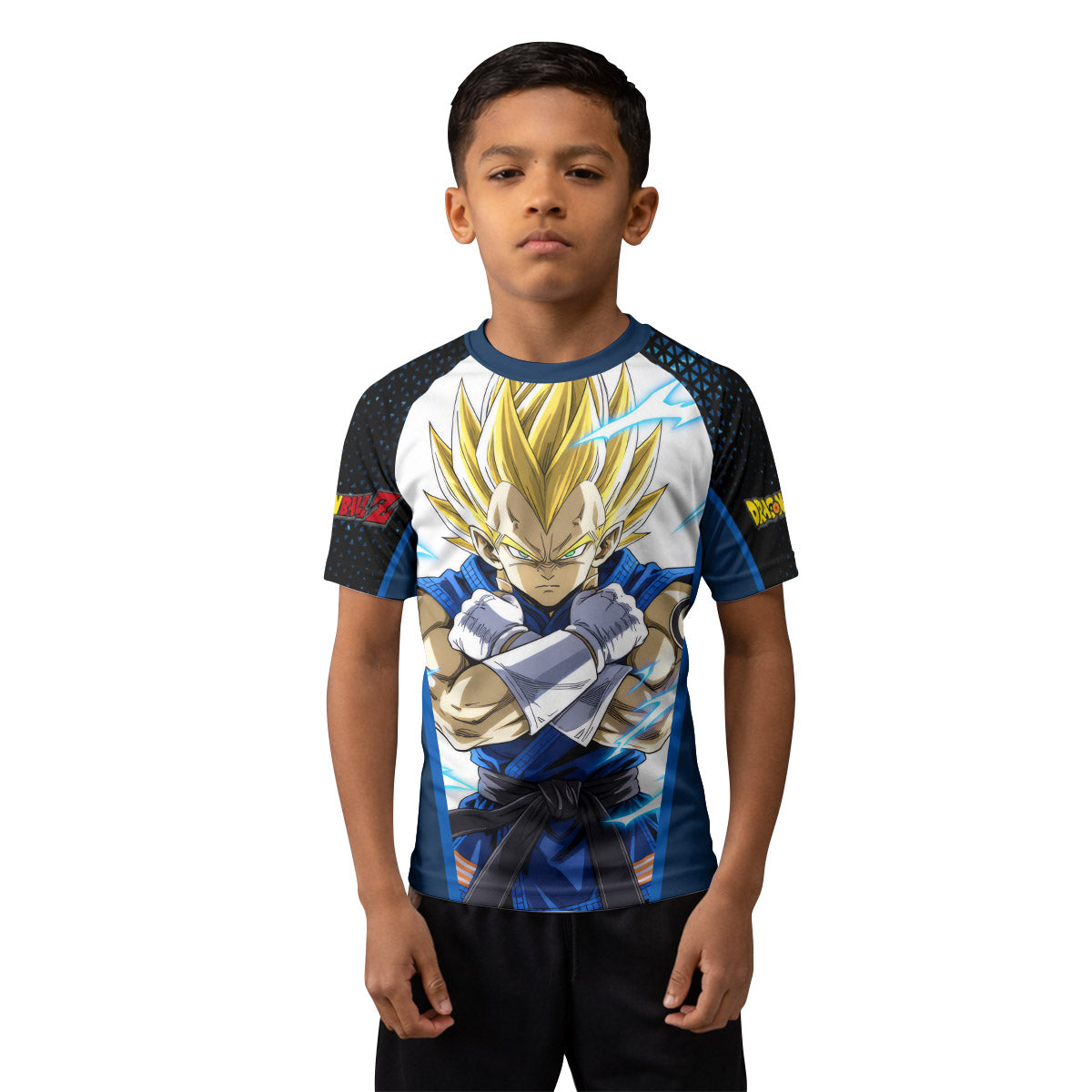 Dragon Ball Vegeta BJJ Kids Rash Guard