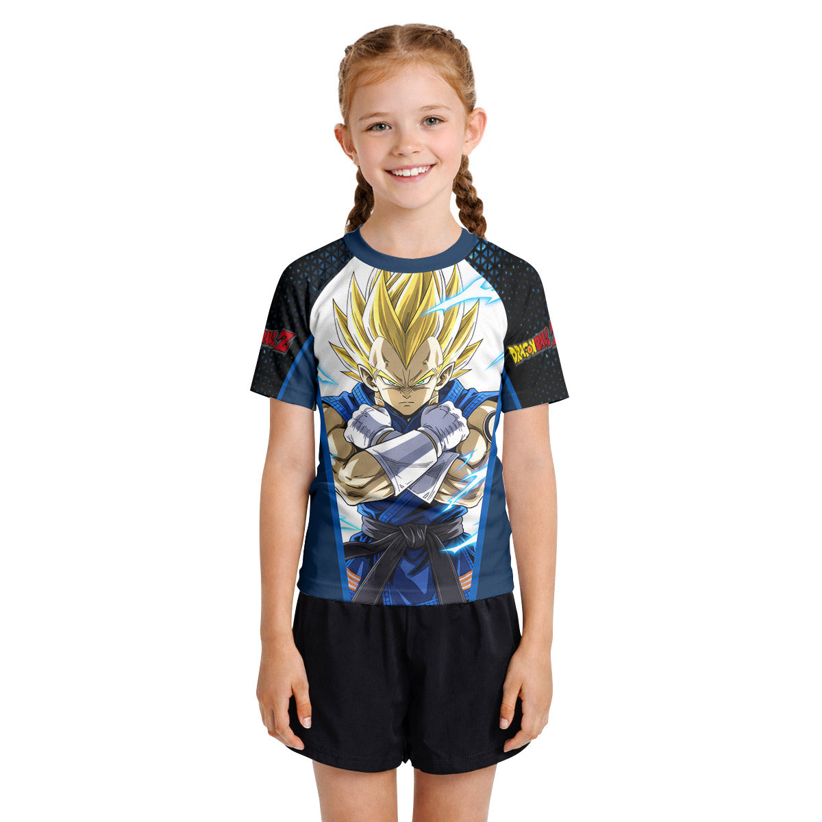 Dragon Ball Vegeta BJJ Kids Rash Guard