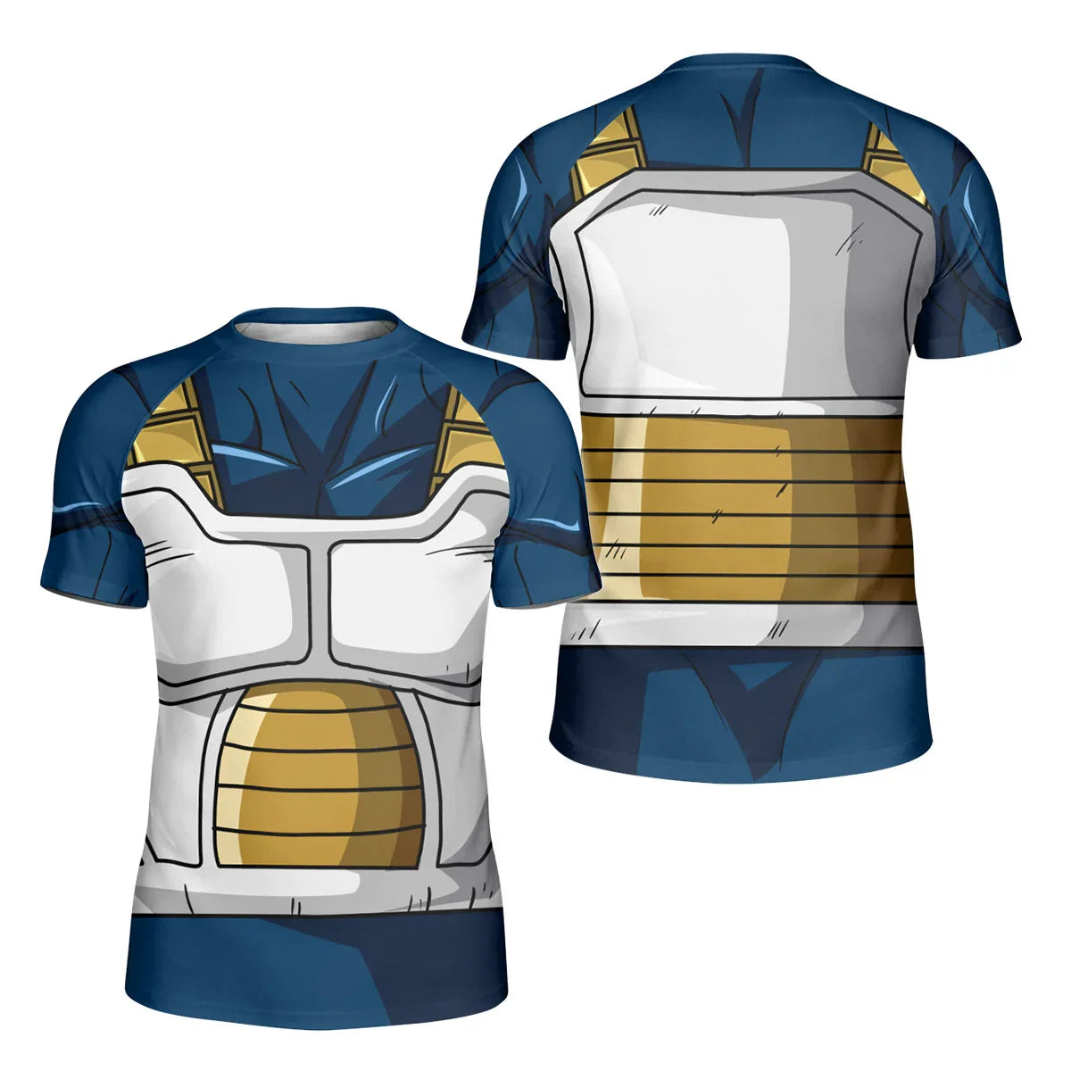 Dragon Ball Vegeta Saiyan Armor Kids Rash Guard