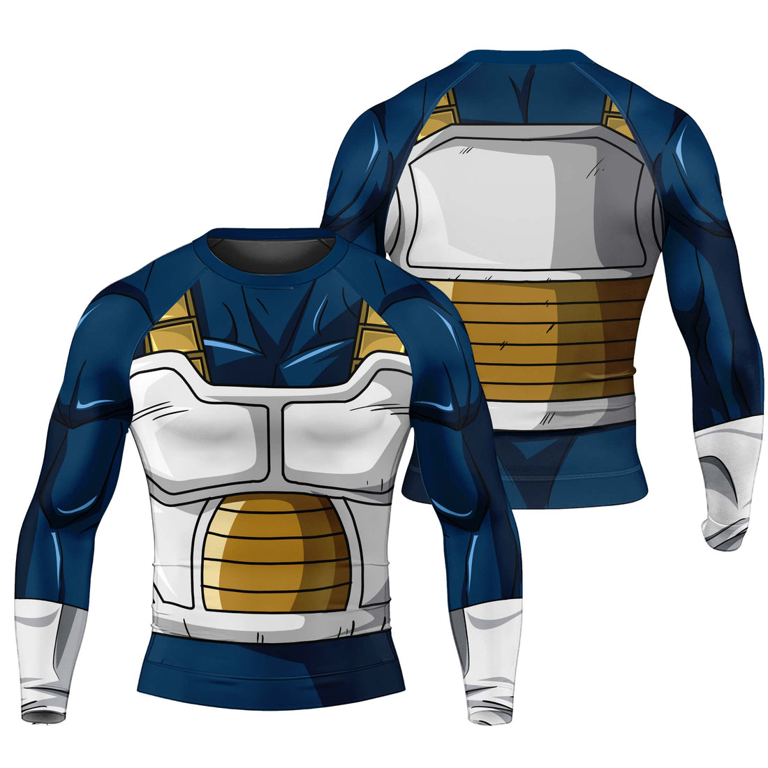 Dragon Ball Vegeta Saiyan Armor Rash Guard