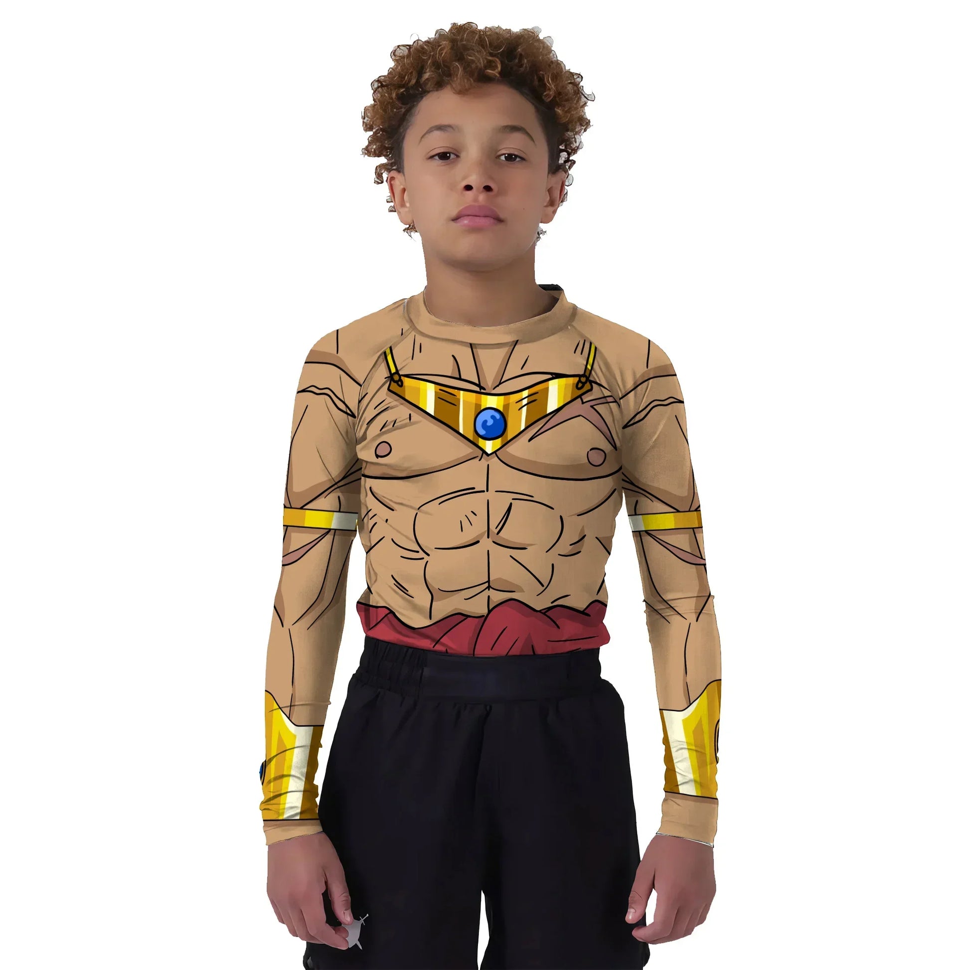 Dragon Ball Z Broly Kids Rash Guard