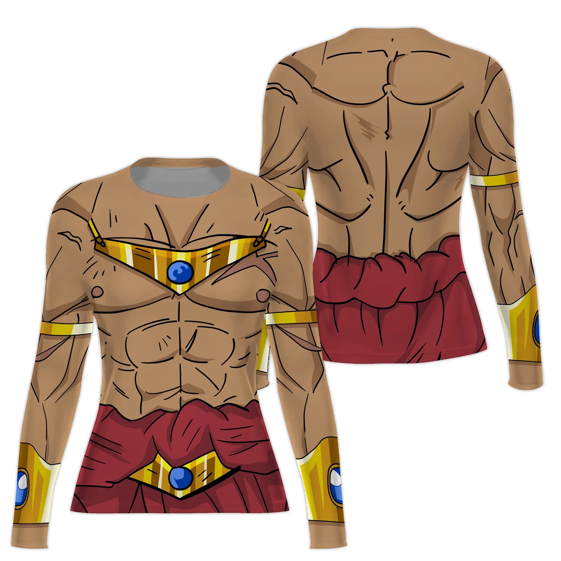 Dragon Ball Z Broly Rash Guard