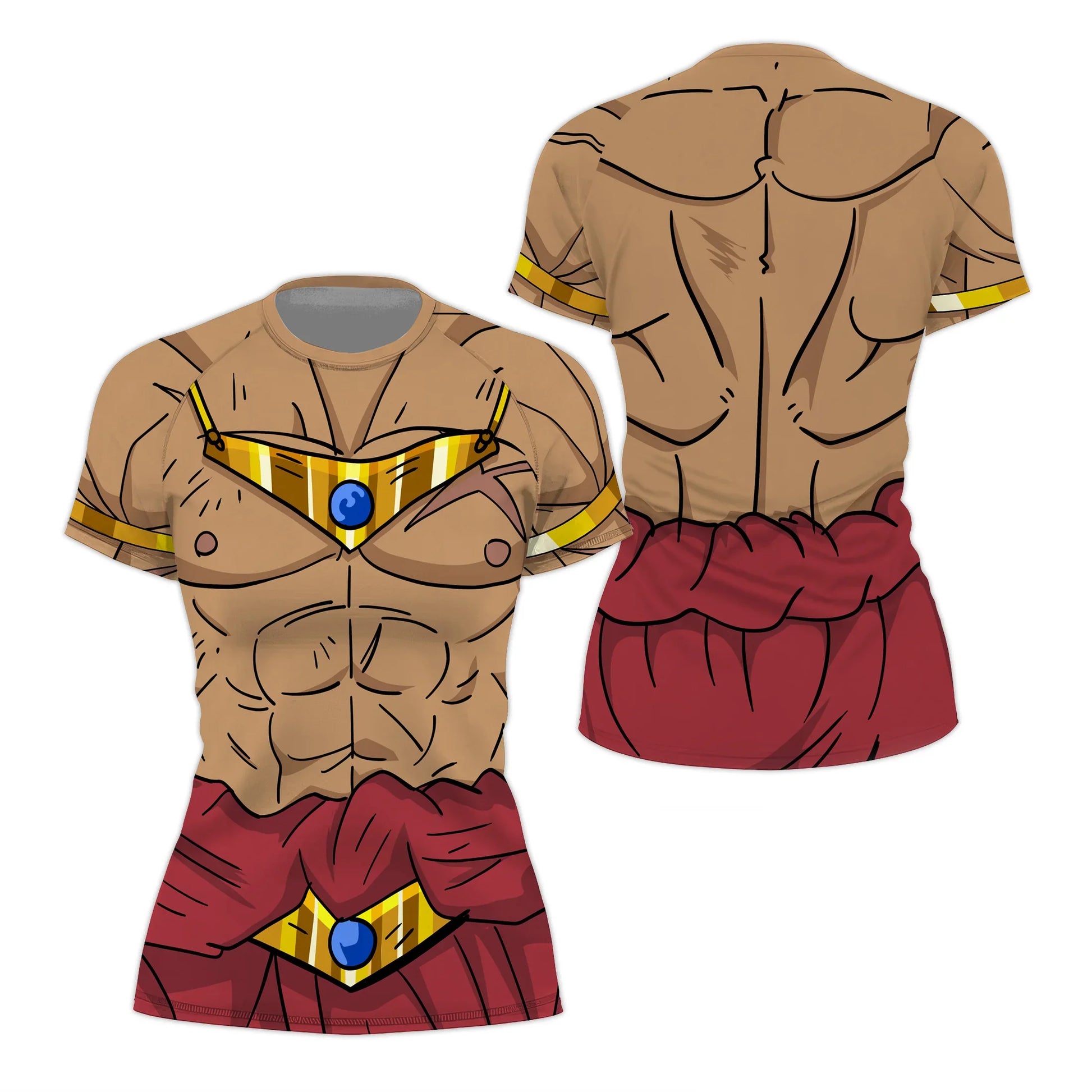 Dragon Ball Z Broly Rash Guard