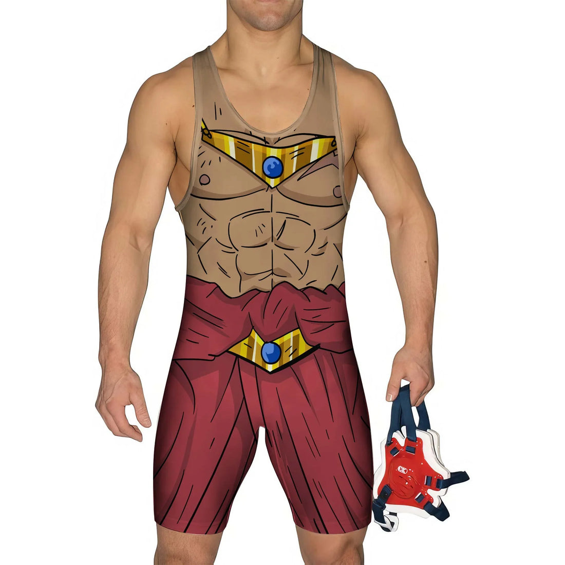 Dragon Ball Z Broly Wrestling Singlet