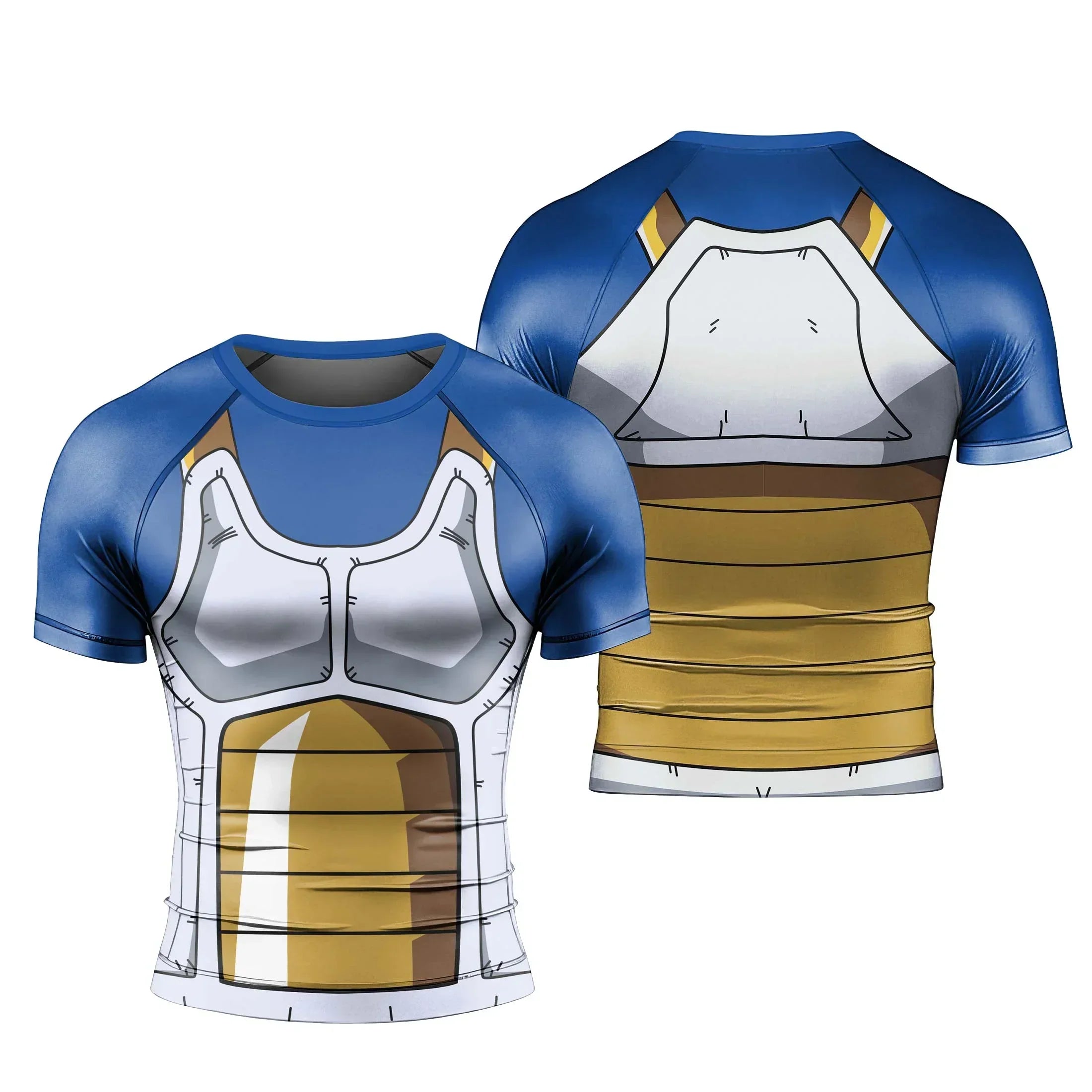 Dragon Ball Z Vegeta Rash Guard for MMA & Fitness