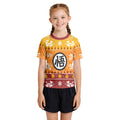 Dragonball Christmas Kids Rash Guard