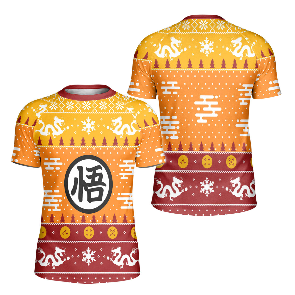 Dragonball Christmas Kids Rash Guard