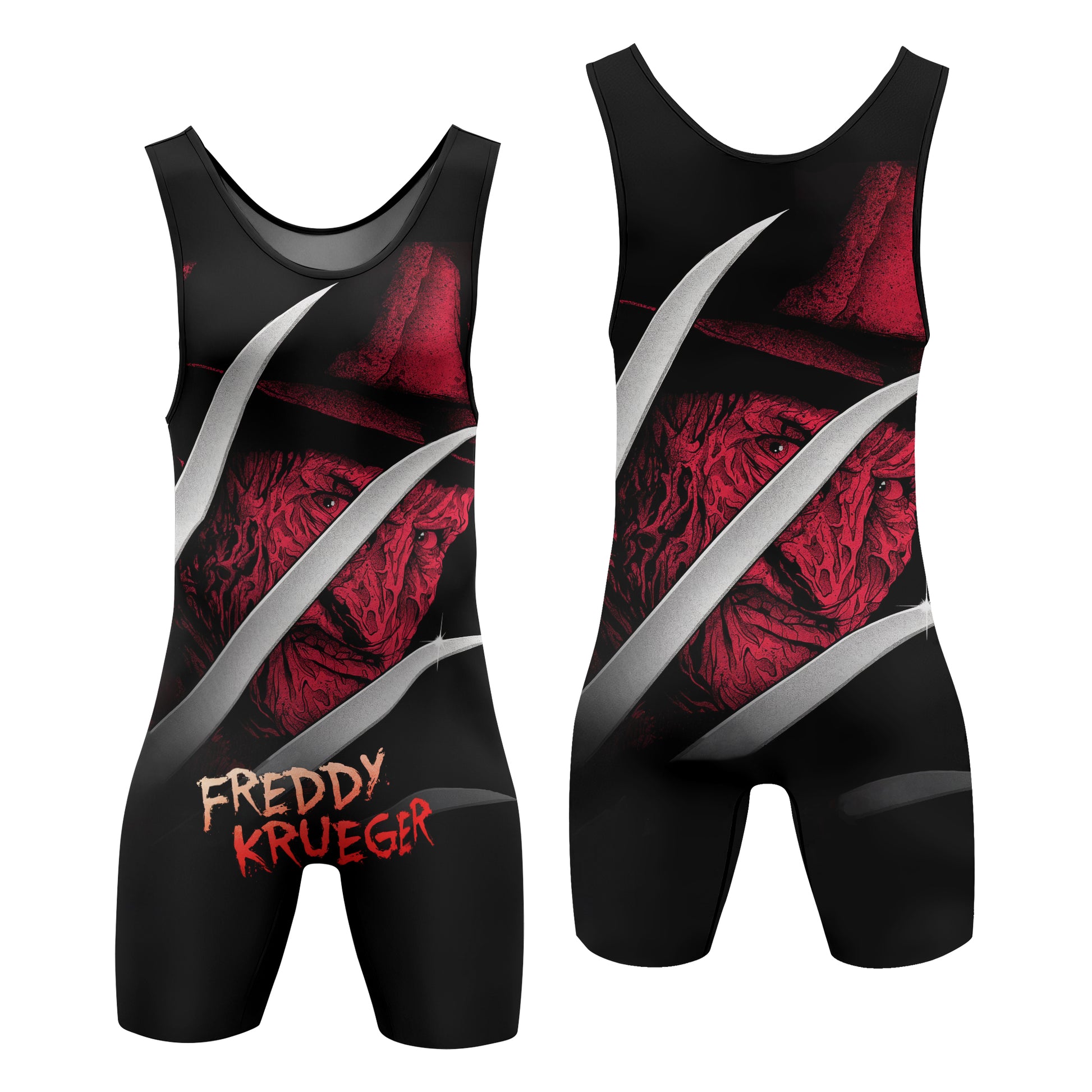 Dream Killer Freddy Krueger Wrestling Singlet