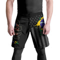 Dual Nation Warrior Fight Shorts