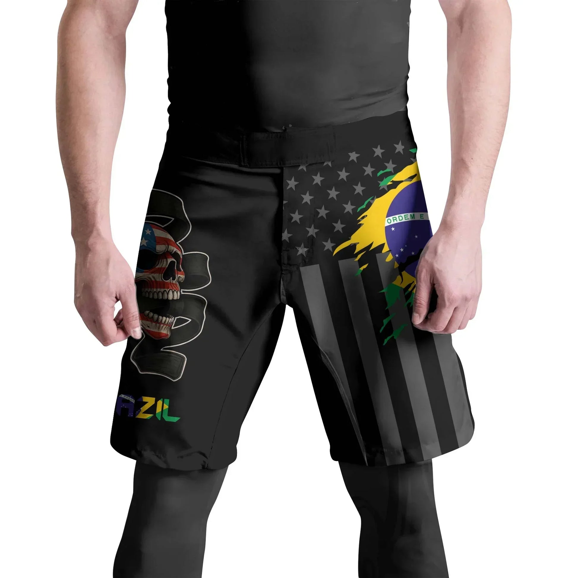 Dual Nation Warrior Fight Shorts