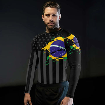 Dual Nation Warrior Rash Guard