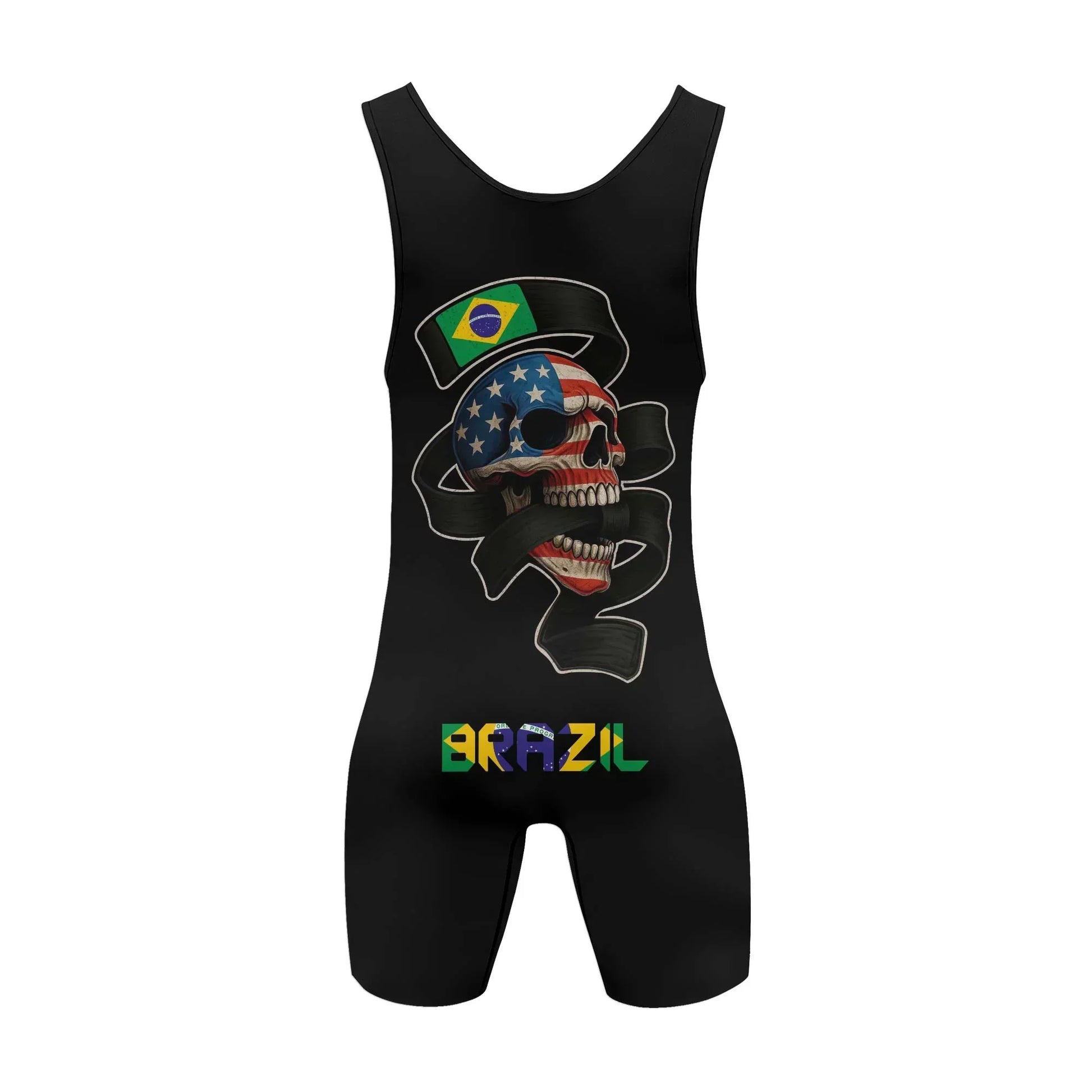 Dual Nation Warrior Wrestling Singlet
