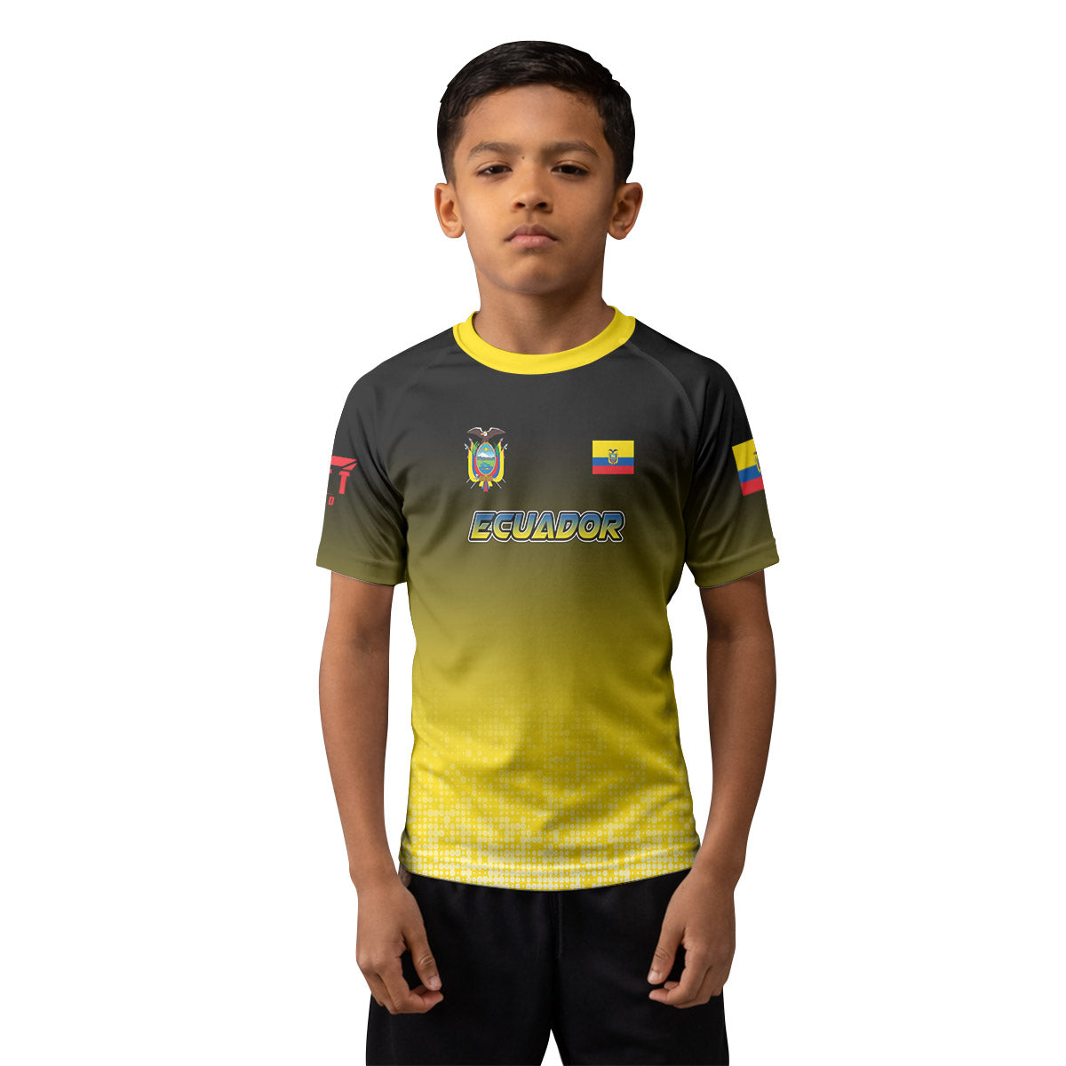 Ecuador Halftone Kids Rash Guard