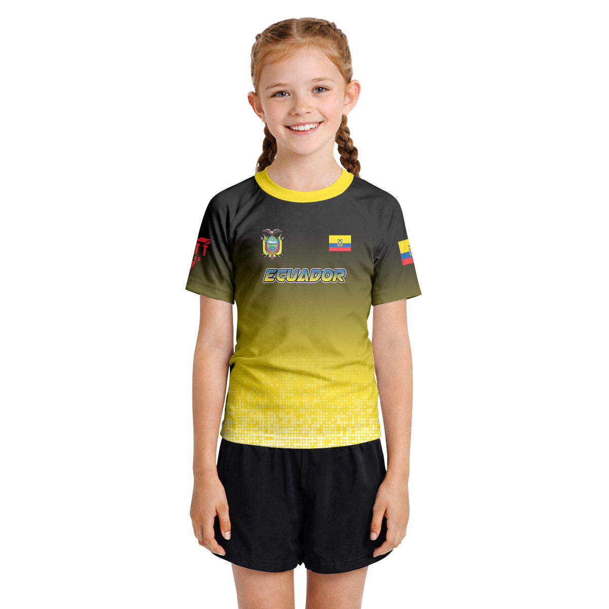 Ecuador Halftone Kids Rash Guard