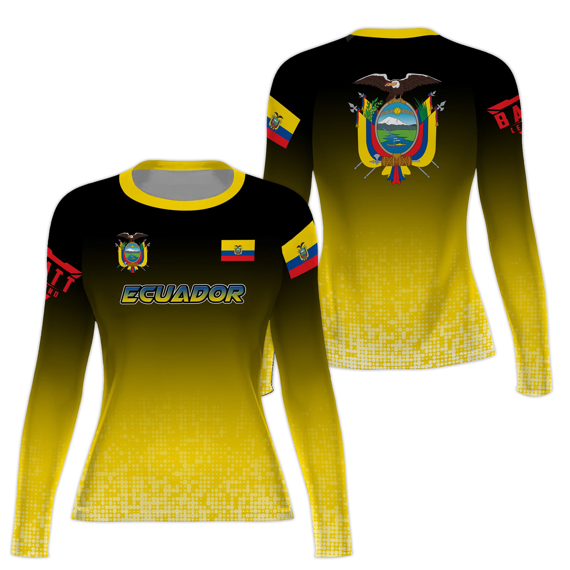 Ecuador Halftone Rash Guard