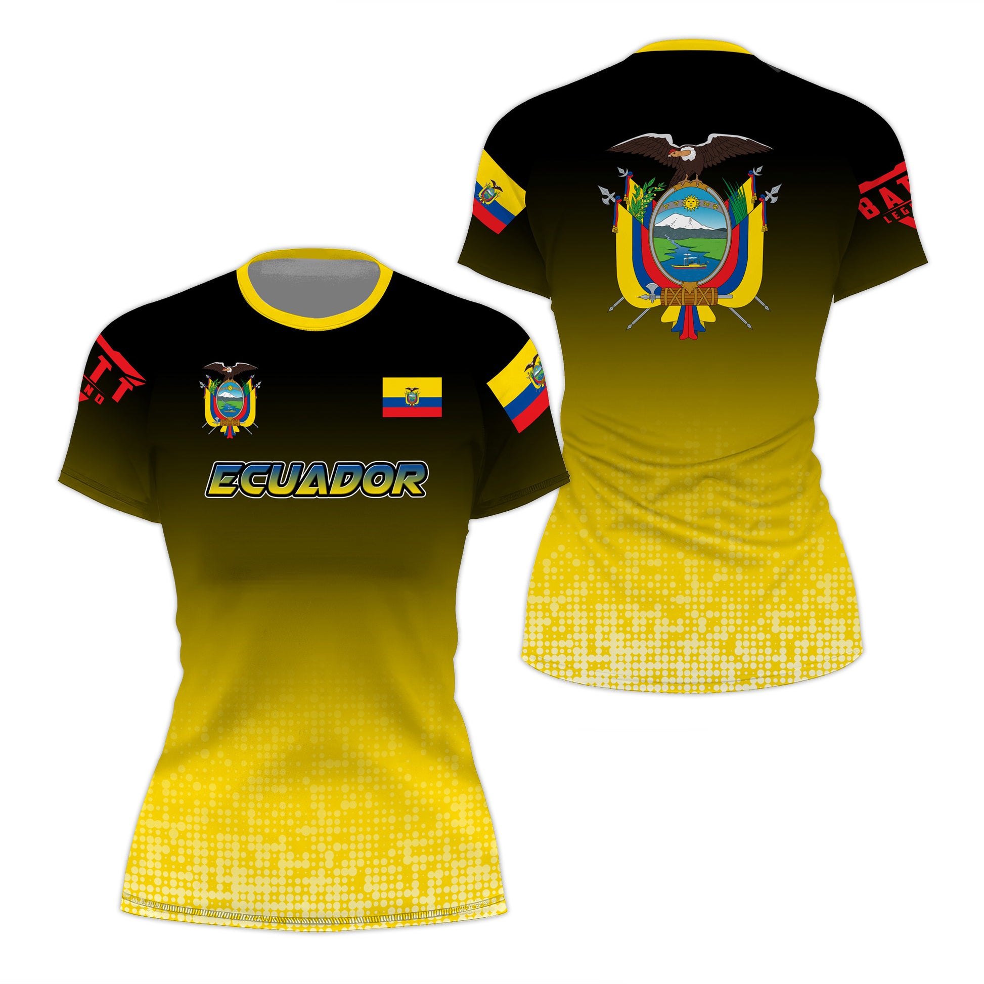 Ecuador Halftone Rash Guard