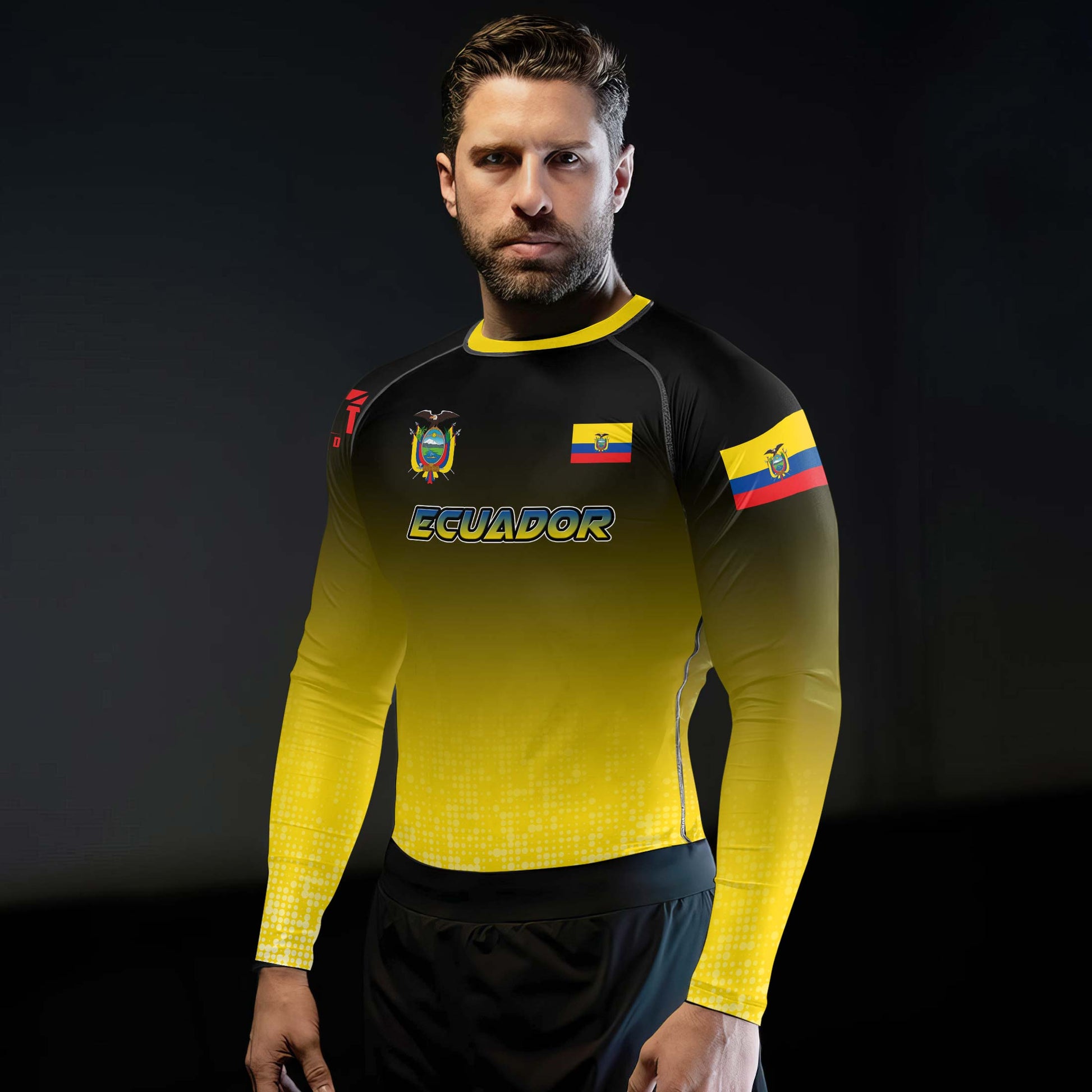 Ecuador Halftone Rash Guard