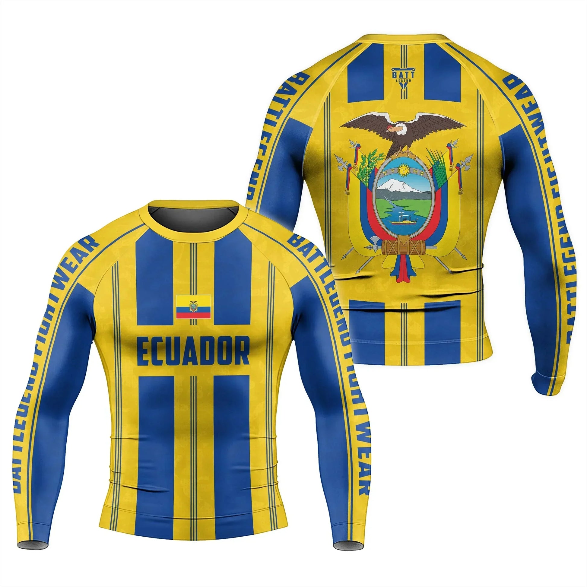 Ecuador Heritage Force Rash Guard