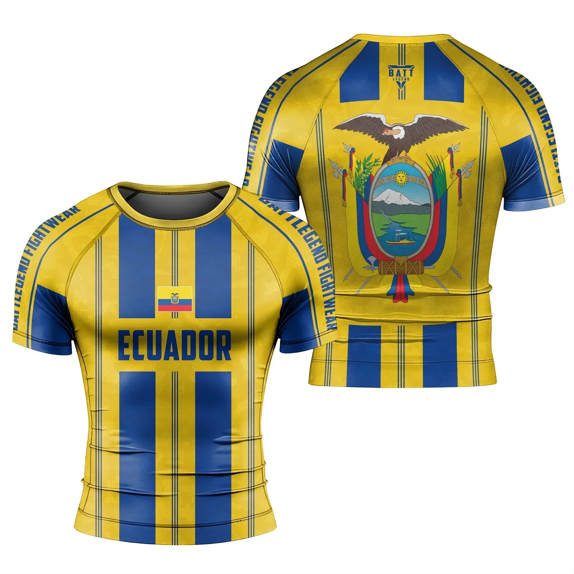 Ecuador Heritage Force Rash Guard
