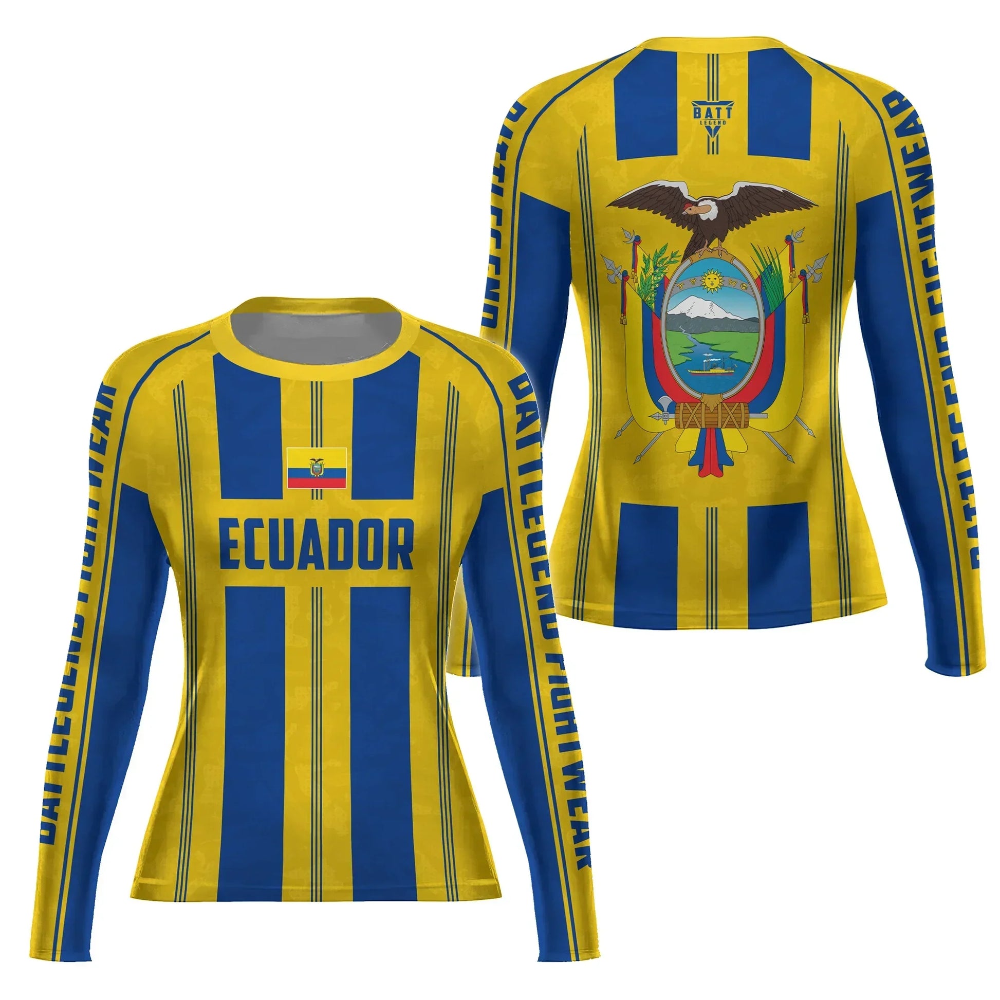 Ecuador Heritage Force Rash Guard