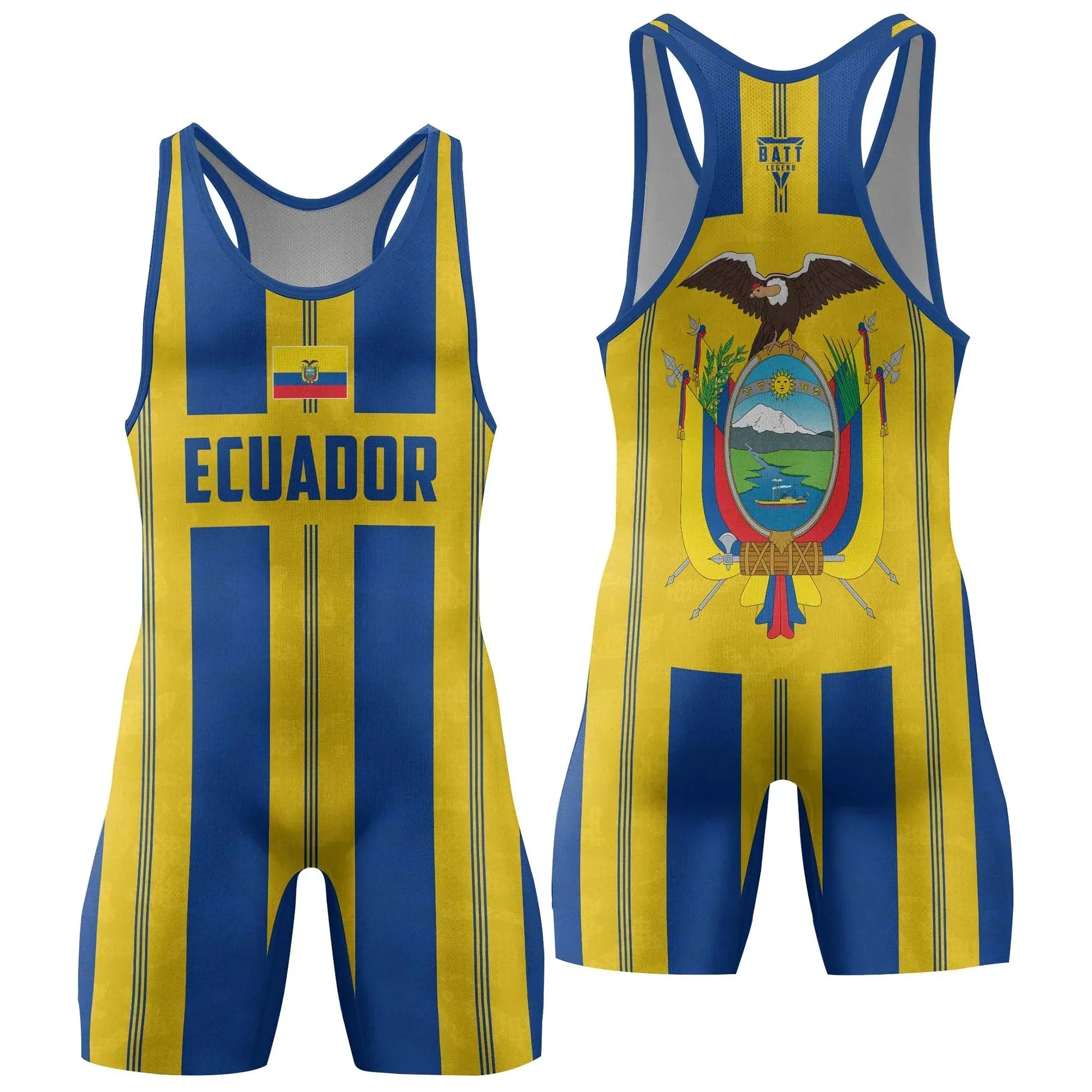 Ecuador Heritage Force Wrestling Singlet