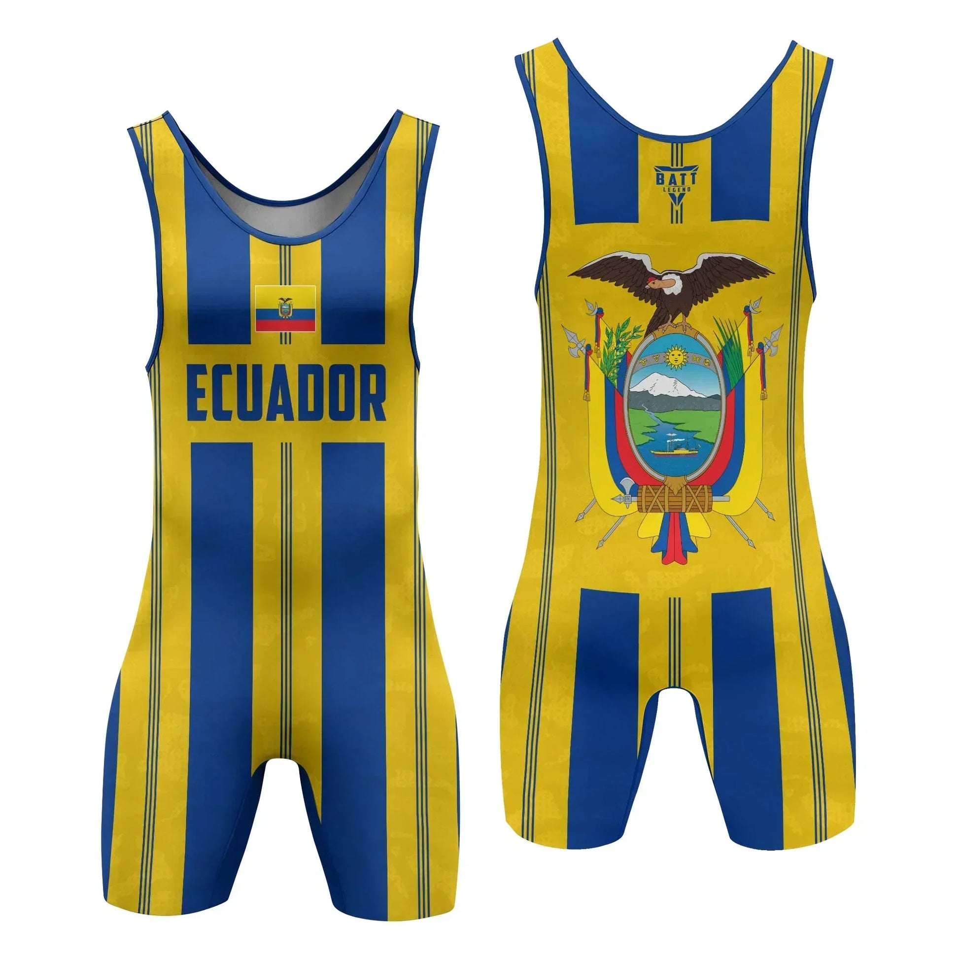 Ecuador Heritage Force Wrestling Singlet