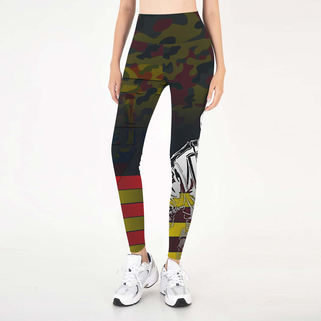 Ecuador Skull Fighter Leggings