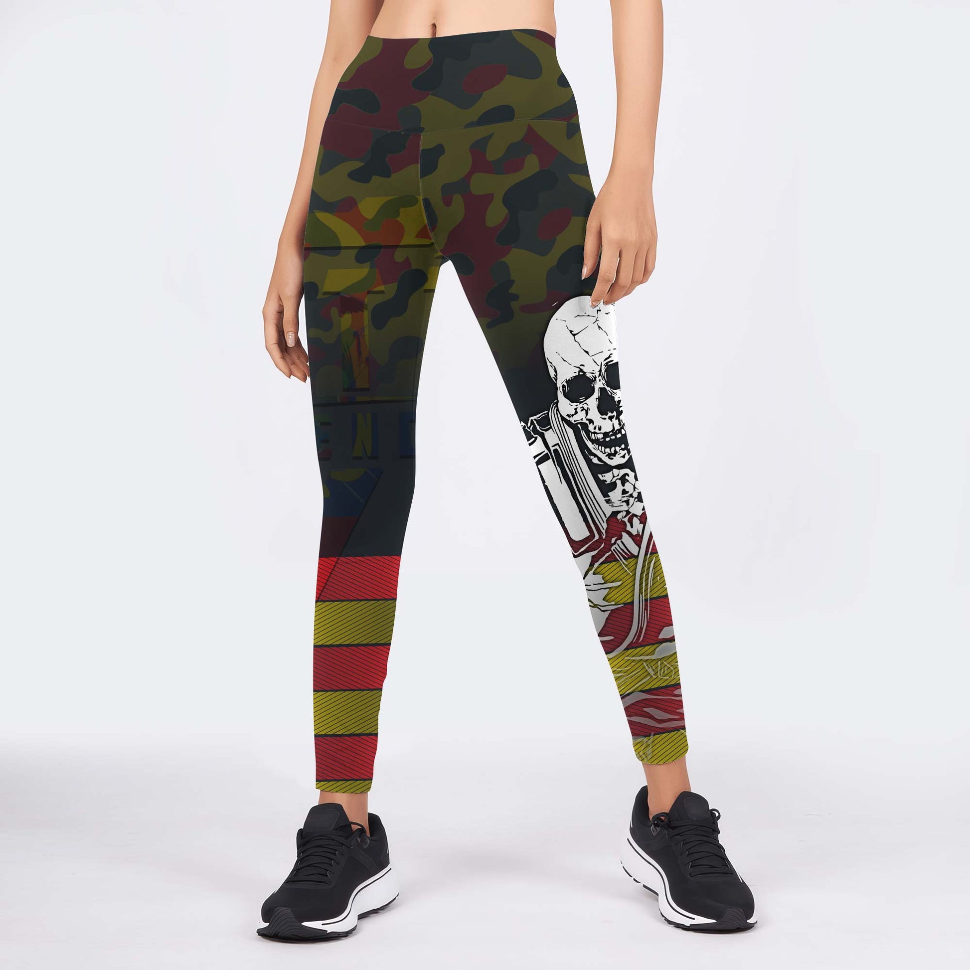 Ecuador Skull Fighter Leggings