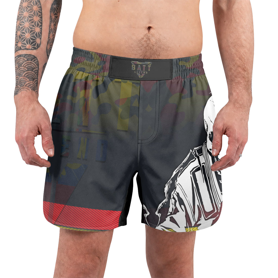 Ecuador Skull Fighter Grappling Shorts